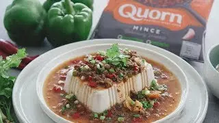 Mince topped on Steamed Tofu - 肉酱蒸豆腐