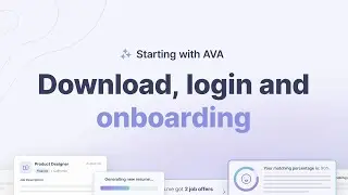 Starting with Ava: Download, Login, and Onboarding | Ava: AI-Powered Job Search by Athyna