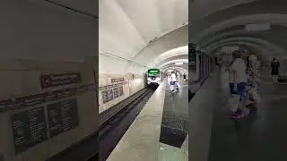 Модернізований поїзд метро #kharkiv #metro #transport