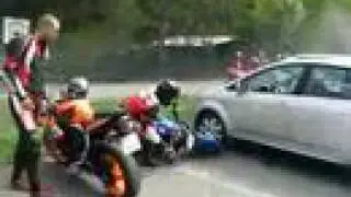 Acidente com suzuki Sv 640