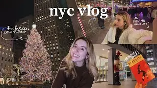 spend an evening in NYC at Christmas with me | rockefeller christmas tree, MJ the musical, chatting