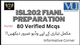 isl202 Final term preparation 2023 || isl202 Final preparation || isl202