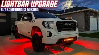 Premium Light Bar Upgrade – Was It Worth It? Custom Fit on GMC Sierra AT4!