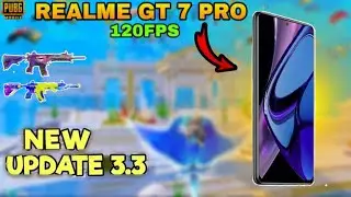 REALME GT 7 PRO PUBG TEST | 120 FPS TEST | PUBG MOBILE #pubgmobile
