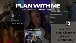 Plan a PRODUCTIVE november with me 💌 | Notion Monthly Reset