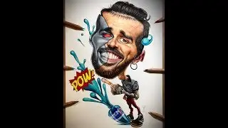 Dave Paulo caricature