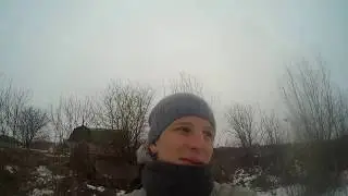 ЗИМНЯЯ ПОКАТУХА НА ВЕЛОСИПЕДЕ ШОК ДЕВУШКА РАЗДЕЛАСЬ ДОГОЛА