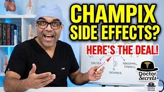 5 Most Common Side Effects on Chantix | Champix | Varenicline and Solutions - Smoking Cessation