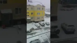 Ногликский и Охинский районы на Сахалине укутал майский снег