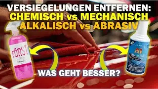 Die bessere Granate? Versiegelungen entfernen mit Dr.Wack Intensivreiniger vs. Stjärnagloss Först