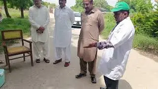 Animal free treatment camp during rain emergency