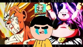 REACCIONÓ AL RAP DE MAJIN VEGETA VS BOO por AdloMusic/MatriaX/Video reacción#92