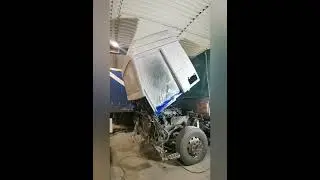 #окраскабины, #кузовнойремонтгрузовиков, #покраскакабины