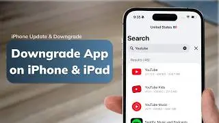 How to Downgrade App on iPhone & iPad | No Jailbreak | Working on iOS 17/18/26