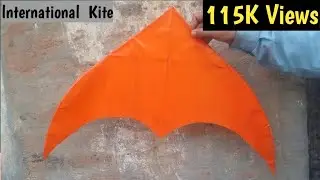 HOW TO MAKE INTERNATIONAL DELTA KITE / FLYING KITE / FAMOUS FANCY KITE 2023 |  Tibtum kite