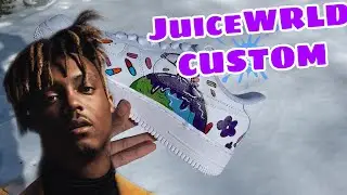 Juice WRLD Custom Air Force 1🤍