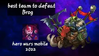 how to defeat Brog the conqueror in 30 sec|hero wars mobile 2022|