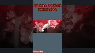 Sukuna Domain Expansion #jujutsukaisen   #sukuna  #fyp  #anime