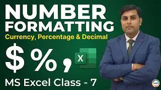 Advance Excel Class- 7 | Number Formatting in MS Excel | IACT Computer