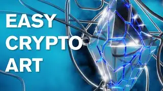 BLENDER TASTY TUTORIAL: EASY CRYPTO ART IN BLENDER 2.92