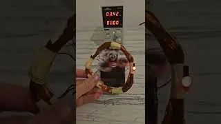 Spinning magnet vs electricity. Low consumption electric  motor & generator  A = 0.00x