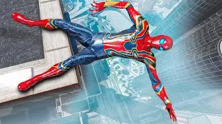 GTA 5 IRON SPIDERMAN Epic Ragdoll, Fails Ep. 21 (Ragdolls Physics)