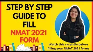 How to fill NMAT form 2021 | Step by Step process explained in detail| College preferences Discussed