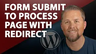 Create a Form Plugin that submits to a process page with redirect