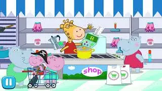 Hippo 🌼 Game update 🌼 Supermarket 🌼 Shopping Games for Kids 🌼 Cartoon Game Review