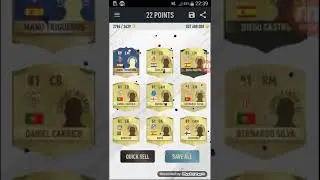 Открытие паков в игре(FUT PACK17)