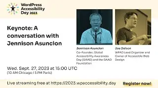 Keynote: A Conversation with Jennison Asuncion