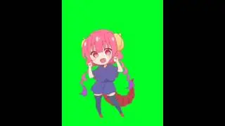 Anime Green Screen: Kobayashi-san Chi no Maid Dragon - Ilulu
