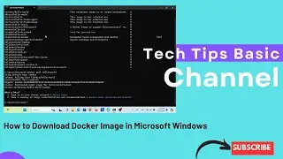 How to Download Docker Image in Microsoft Windows 