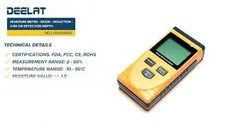 Moisture Meter - Wood - Induction - 0-50 cm Detection Depth #D1151560