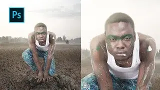 Make Photo Manipulation Poster Design - Arid World
