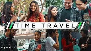 Travelling time with strangers phone!! Close up Magic / Street Magic / NIMBUS