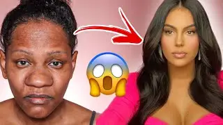 Makeup Transformation 😱  Georgina Rodríguez Cirurgia Plástica  