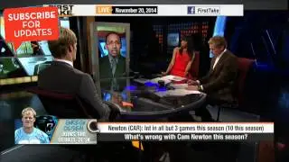 First Take - Greg Olsen on What's Wrong with Cam Newton