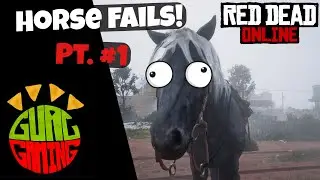 RDO: Horse Fails Pt. #1 | Red Dead Redemption 2 Horse Crashes & Mishaps