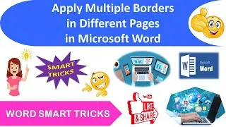 Apply Multiple Borders in Different Pages in Microsoft Word