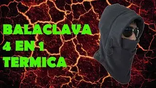 Balaclava 4 En 1 Termica Tipo Tactica | Full Face Mask Winter Windproof