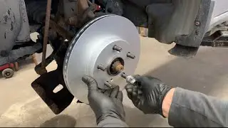 Toyota Corolla - Replacing Front Brake Pads and Brake Disks