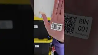 📦 Create EASY custom labels for your bins and boxes!  #qrcodes #diy