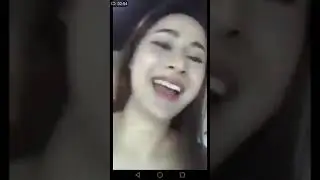 Thai Girl Running and jumping with big boobs on joging Machine
