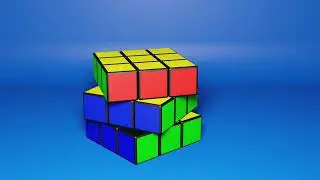 3d cube rotation created with blender.   cartoon network bangla . bappi kar 