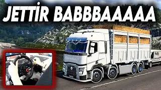 RENAULT T RANGE İLE KAVGAYA GİDİYORUZ !!! KIRKAYAK ETS 2 MOD 1.51 [ Logitech G29 ]