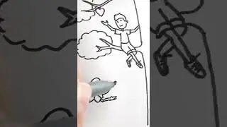 HOW TO DRAW A LOVE TREE | lovestory| КАК НАРИСОВАТЬ ДЕРЕВО ЛЮБВИ #Shorts