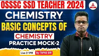 SSD TGT 2024 | Chemistry Class | Basic Concepts Of Mock #2