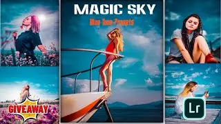 Lightroom Sky Blue Tone Presets | Lightroom Free Presets Download | Dark Blue Tone