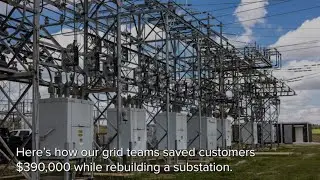 How our grid teams reclaimed materials, lowered costs